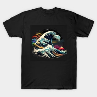 The great wave - cosmic edition T-Shirt